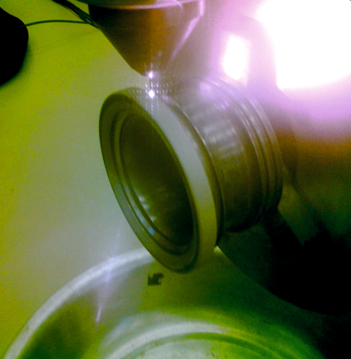 Оплавление плазменного покрытия лазером